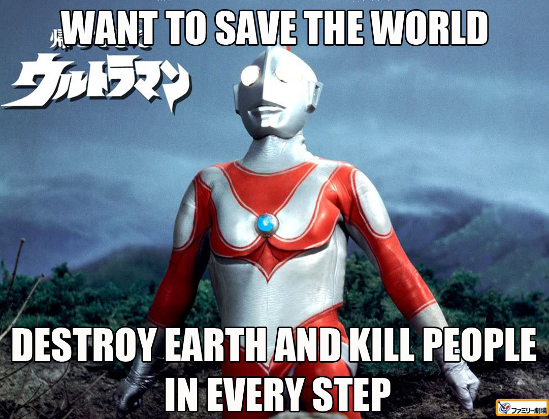 Foto Meme Lucu Ultramen Stok Gambar Lucu